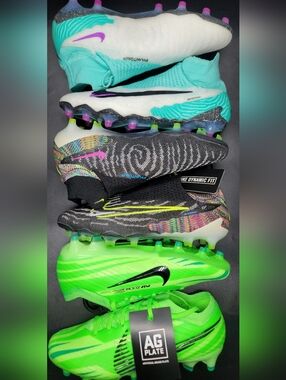 Nike Phantom & Mercurial Soccer Cleats Bundle Lot Of 3 Sz 5.5 Men New